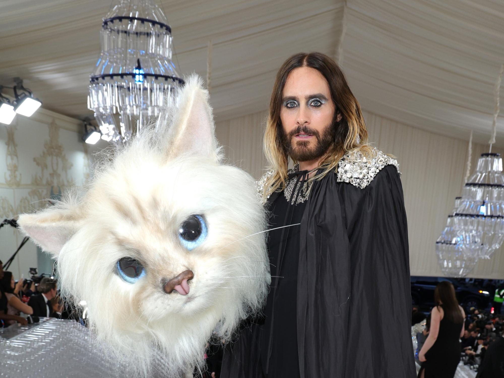 Yes, Lil Nas X, Jared Leto And Doja Cat Really Did Pay Homage To Karl  Lagerfeld's Birman Cat Choupette