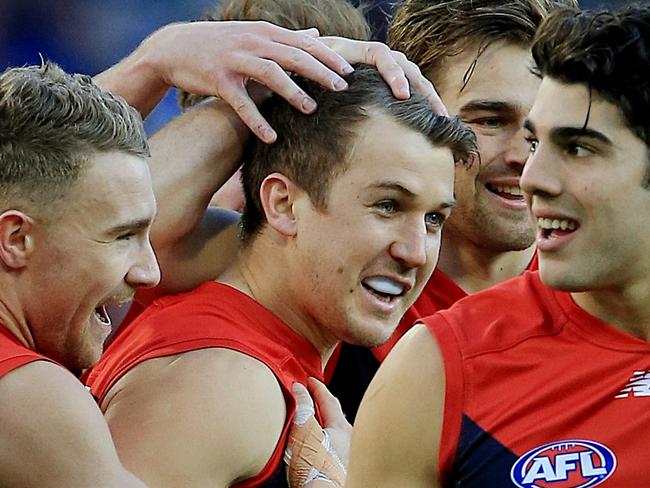 AFL Round 12 : Melbourne v Collingwood Jack Trengove goal Picture:Wayne Ludbey