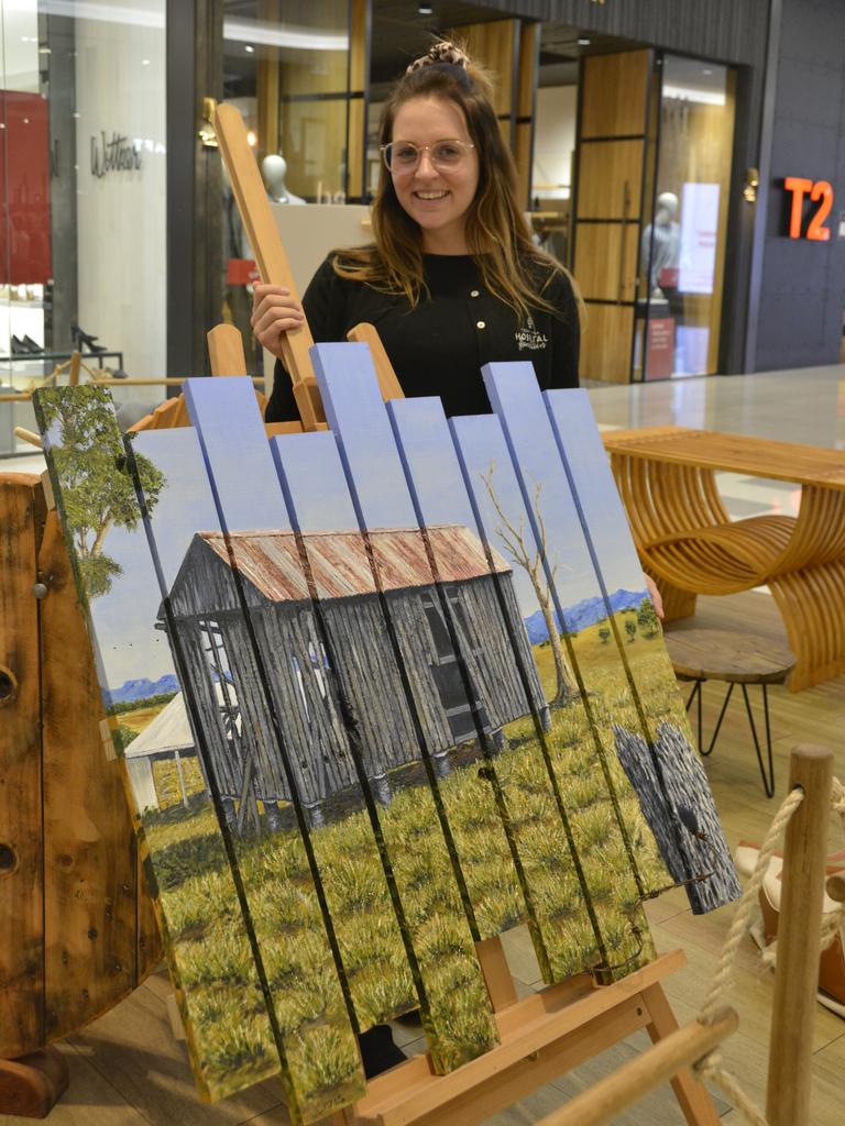 The Toowoomba Hospital Foundation has launched its Pop-up Pallet event at Grand Central Shopping Centre. Picture: Rhylea Millar