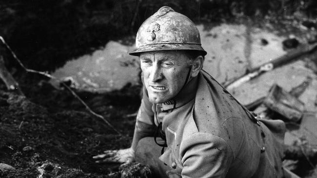 Kirk Douglas in a scene from Paths Of Glory.