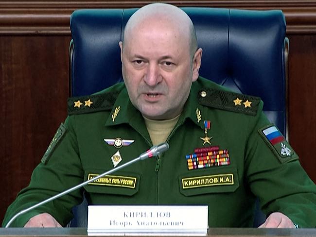 Russia's General Igor Kirillov has been assassinated. Picture: AFP