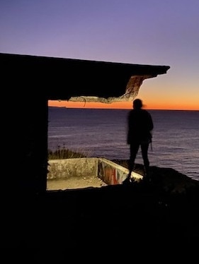 A photograph of Annika Ferry, 21, of Balgowlah, taken just moments before she fell and died from a head injury at an abandoned military building at Bluefish Pt, on Sydney's North Head. The image was given to the <i>Manly Daily </i>by Ms Ferry's family.