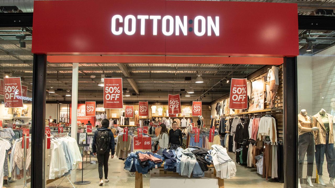 Cotton On restructures as sales retreat from record high