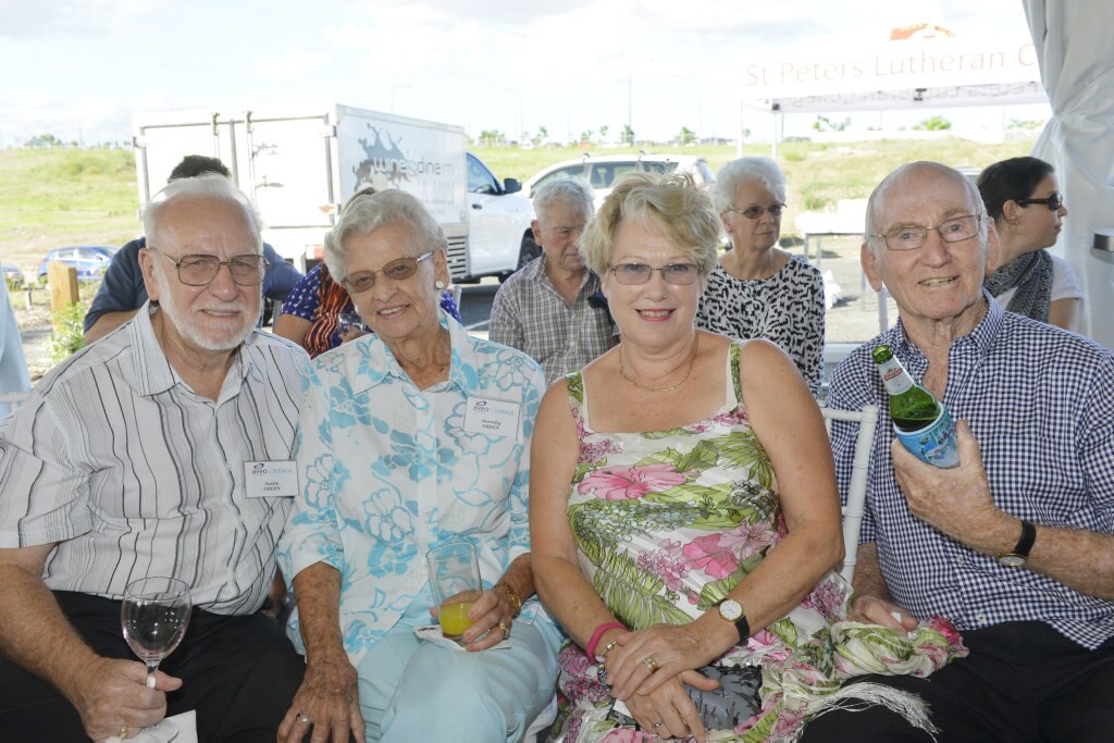 Aveo Springfield open day. Austin Green, Dorothy Green, Teresa Hauff and Brian Hauff. Picture: Inga Williams