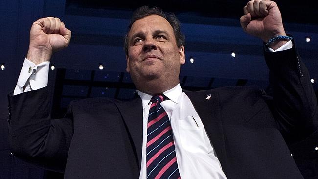 Chris Christie won a second term as governor last week. Picture: AFP