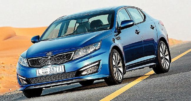 While the steering is light, the Kia Optima is a comfortable cruiser. Picture: Contributed