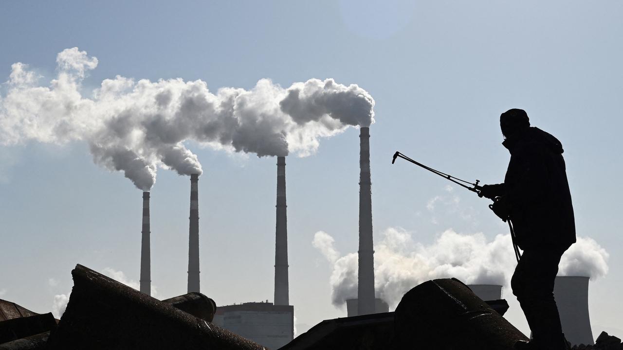 China’s steel mills have taken a hit from Covid and bad weather. Picture: Greg Baker / AFP