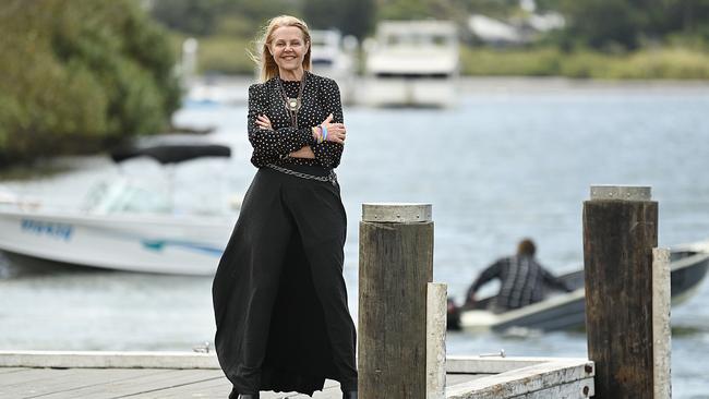 Sandy Bolton, the independent member for Noosa, takes a short break from campaigning on her beloved Sunshine Coast. Picture: Lyndon Mechielsen