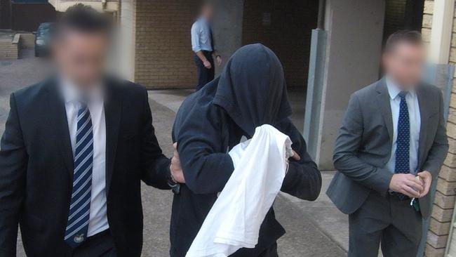 Ahmed Jarkas being arrested in January 2020. Picture: NSW Police