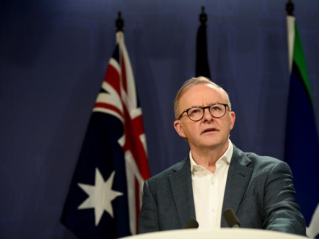 Prime Minister Anthony Albanese has announced the Australians will be able to access the $750 Covid isolation payments until September 30. Picture: NCA NewsWire / Jeremy Piper