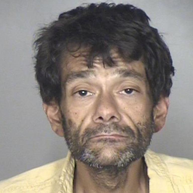 Mighty Ducks actor Shaun Weiss after being arrested for public intoxication. Picture: Butte County Jail