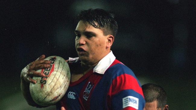 Owen Craigie in 1997. The former Knights has pleaded guilty to nine AVO breaches.