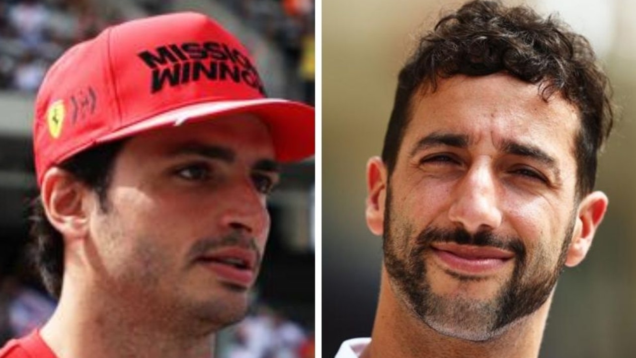 Carlos Sainz and Daniel Ricciardo had a tough battle.