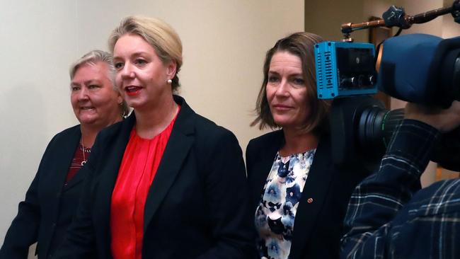 Bridget McKenzie before the vote. Picture: Gary Ramage