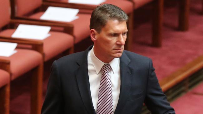 Senator Cory Bernardi is almost certain to quit the Liberals. Picture: Ray Strange