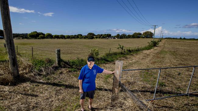 Alan McIntosh with his property. Picture: Jerad Williams