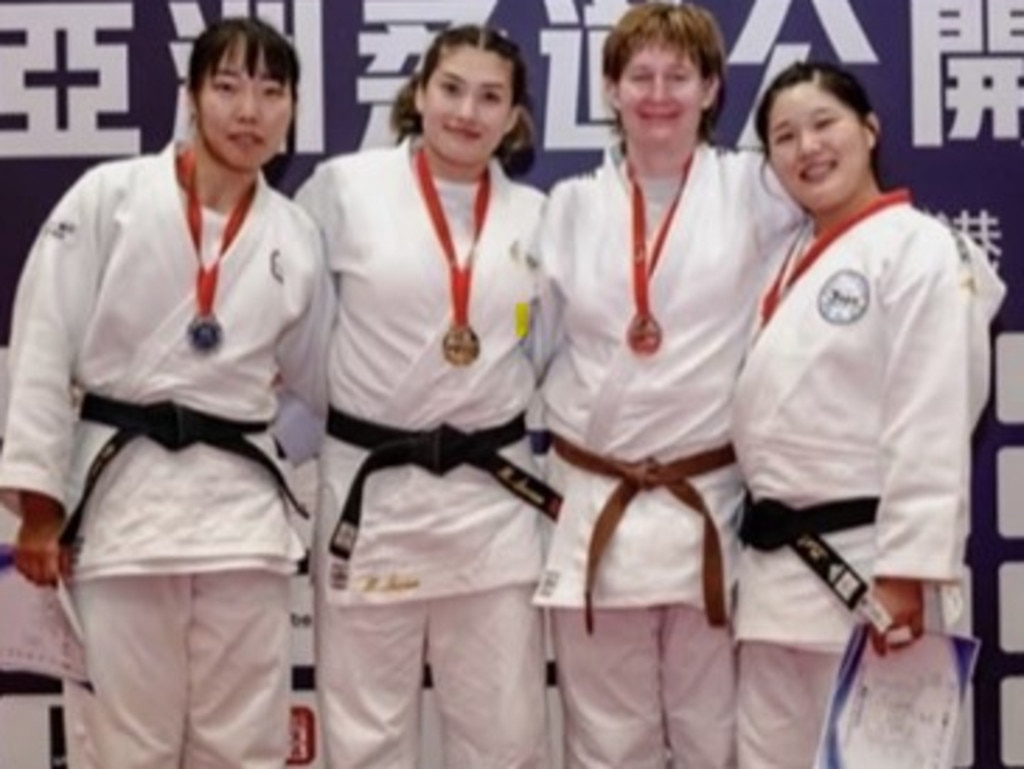 Alannah Joyce (second from right) placed third at the 2024 Hong Kong Asian Open. Picture: Facebook.