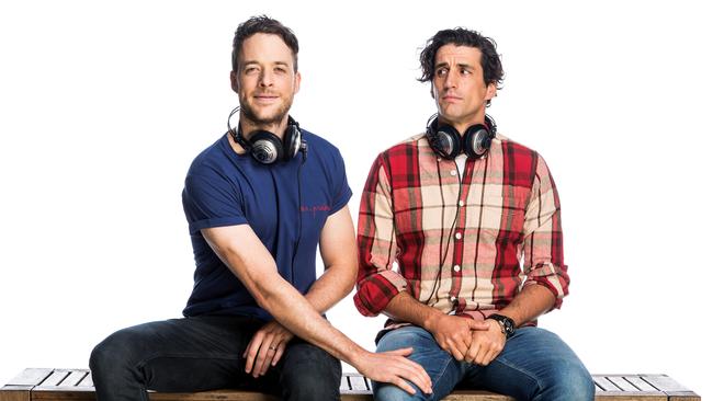 Hamish Blake and Andy Lee are celebrating the 100th episode of their podcast together.