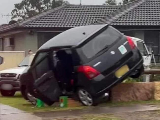 Minto crash bend, 5 April 2024. Picture: Facebook