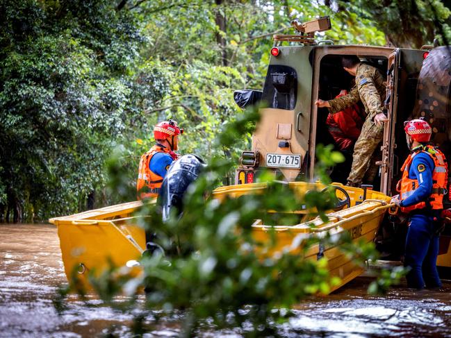 Lismore on March 30 last year. Picture: Jonathan Geodhart