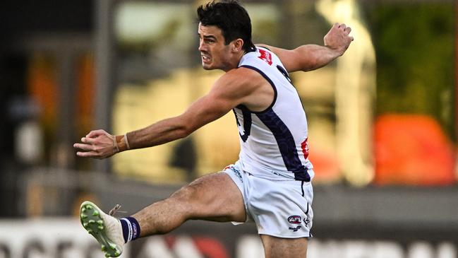 Andrew Brayshaw had 35 touches for Fremantle. Picture: Getty Images