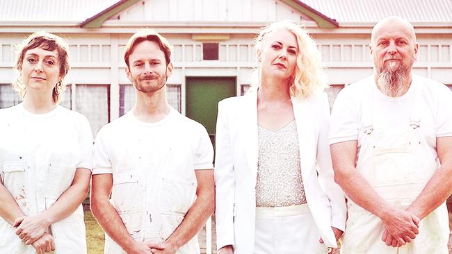 The Audreys: Felicity Freeman, Tom Kneebone, Taasha Coates and Beej Barker. Picture: Supplied