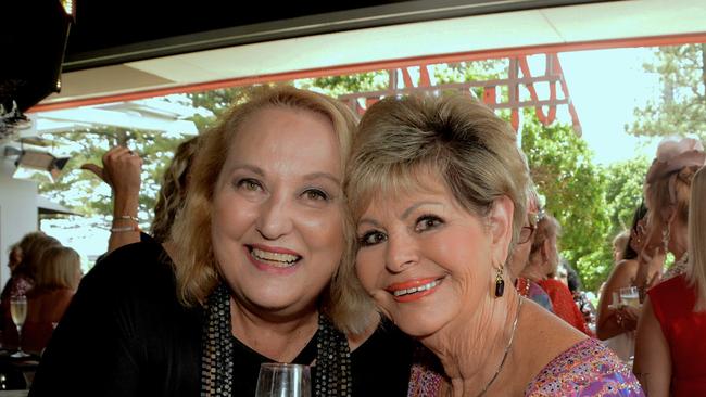 Joy Russo and Suzanne Millar at Ladies Charity Christmas lunch at Moo Moo Restaurant and Bar, Broadbeach. Regina King