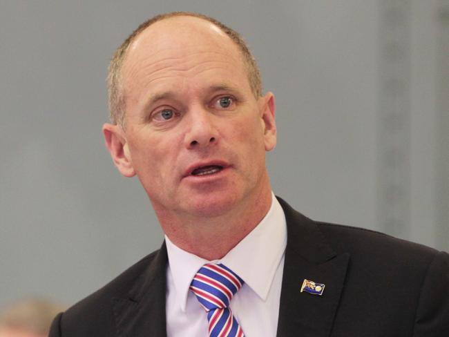 Annoyed ... Premier Campbell Newman. Picture: Tim Marsden