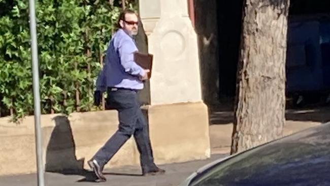 Dubbo man Shane Glynn arrives at court on November 18. Picture: Ryan Young