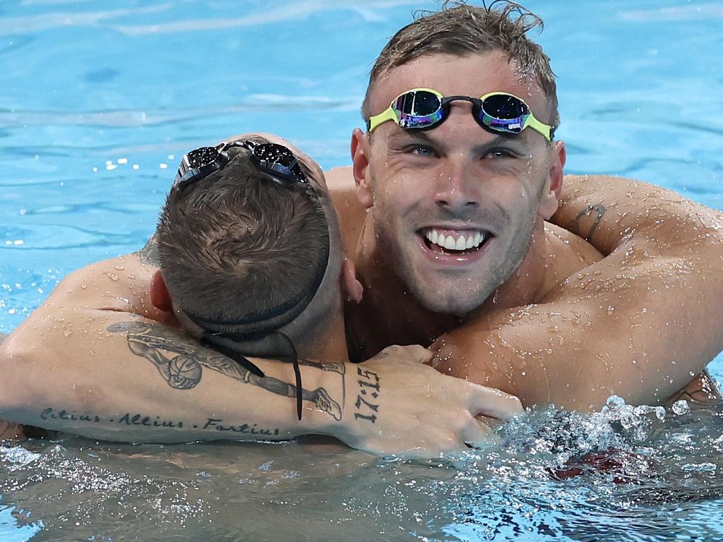 Kyle Chalmers pulled off a stunning anchor leg. Picture: Quinn Rooney/Getty Images