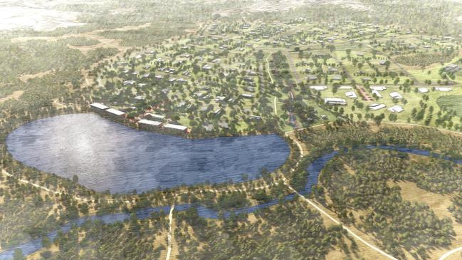 Developer Intrapac Property announced its $5bn plan to build 4200 new homes under the Lloyd Creek Rural Village Area Plan — with the WWII crash site on the 2641ha development area.