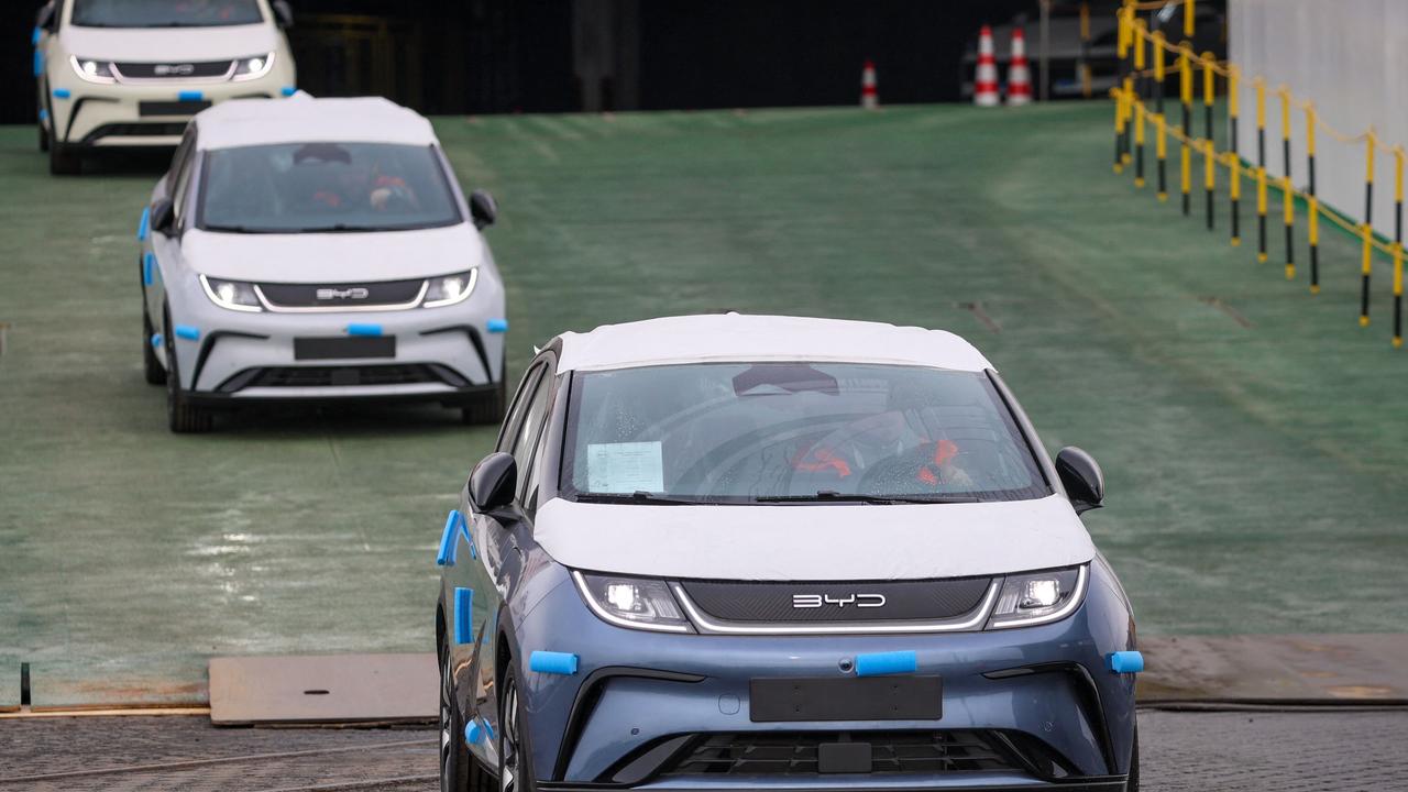 Electric vehicle sales were healthy in 2024 but lower than expected. <br/>Picture: FOCKE STRANGMANN / AFP