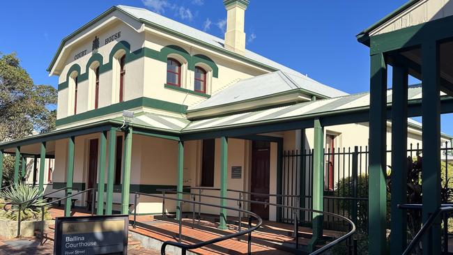 Snow appeared at Ballina Court House. Picture: Savannah Pocock