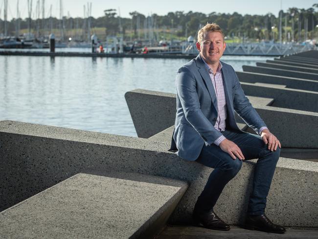 Urban Development Institute of Australia’s Geelong chair and senior town planner with Tract Consultants, Nick Clements. Picture: Brad Fleet