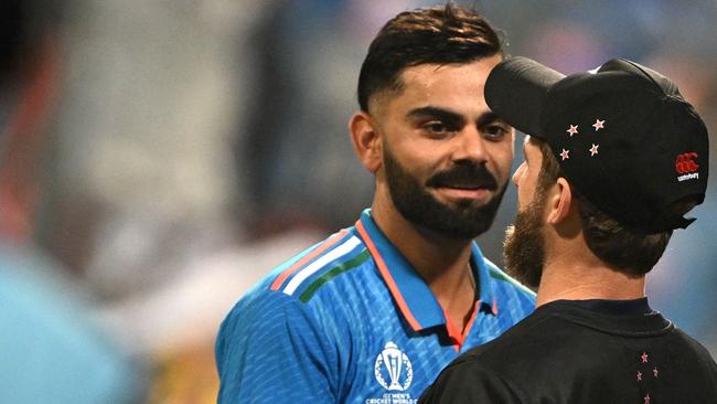 Kane Williamson was full of praise for Kohli and India. (Photo by Punit PARANJPE / AFP)