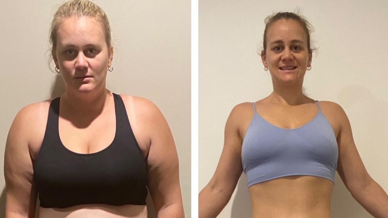 Elyse Hargrave has lost 60kg. Picture: Supplied