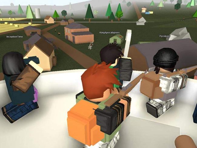 Generic video game stills from popular game Roblox. Picture: Supplied