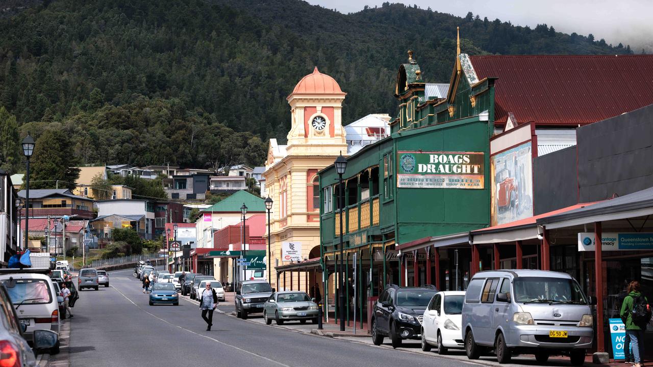 Queenstown main street, Queenstown Tasmania. Picture: Peter Mathew