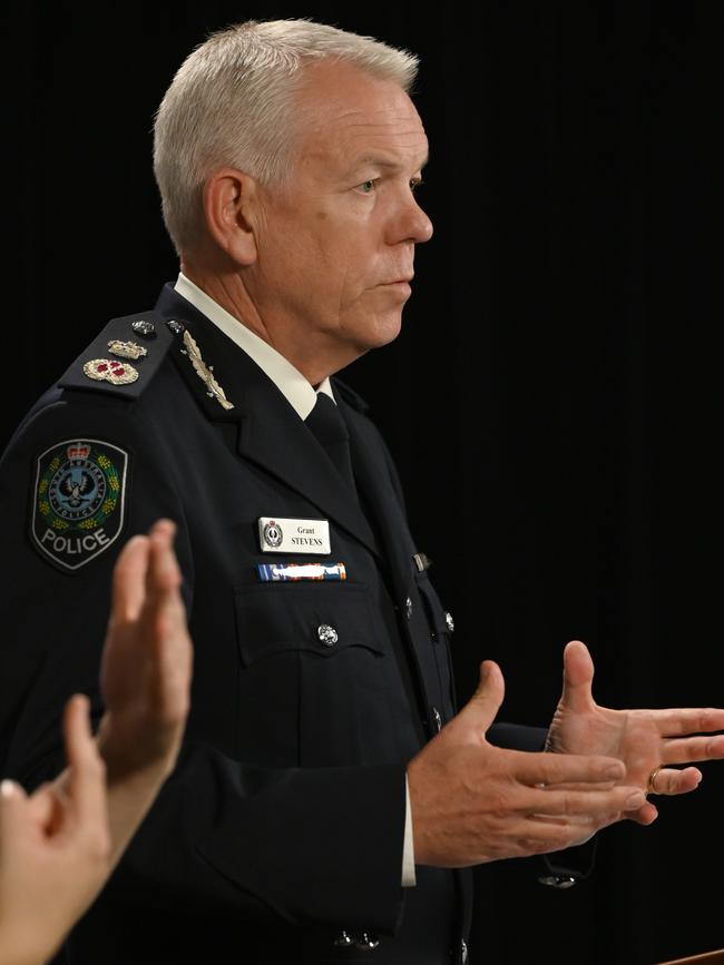 Police Commissioner Grant Stevens. Picture: NCA NewsWire / Naomi Jellicoe