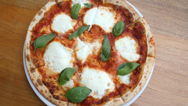 Margherita pizza served at Rivea Italian. Photo: Regi Varghese