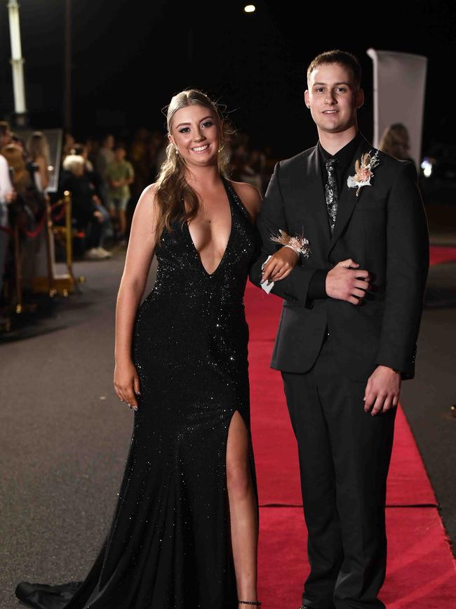 Harry Davies &amp; Emma Baillie at Xavier Catholic College year 12 formals. Picture: Patrick Woods.