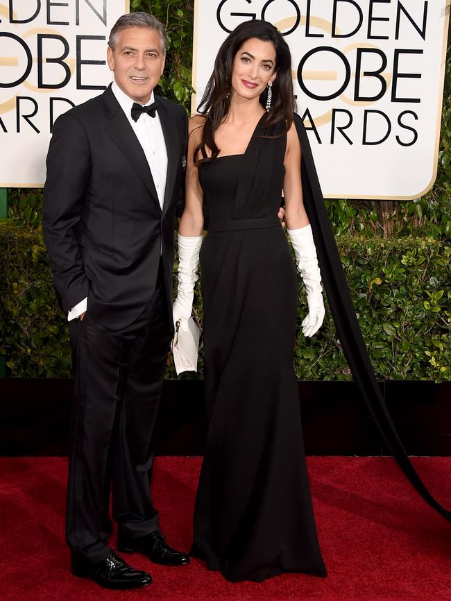 George Clooney and Amal Clooney.