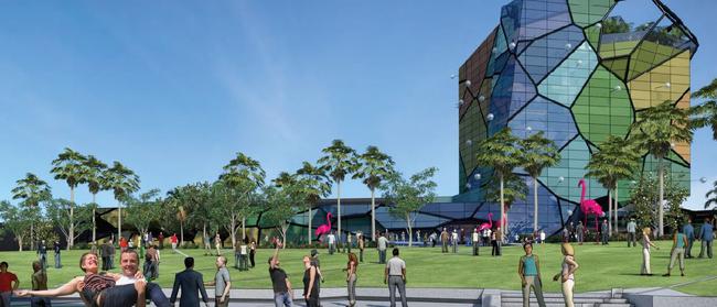 Artist impressions of Gold Coast Art Gallery. Supplied by Gold Coast City Council