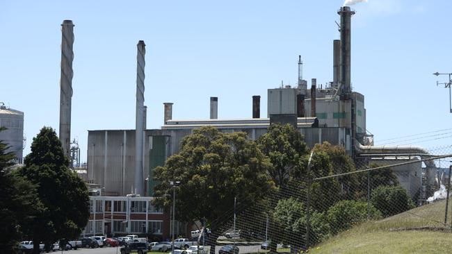 About 220 of Maryvale mill’s 850 workers operate the white paper processing line, using pulp sourced from native forest harvested harwood logs.