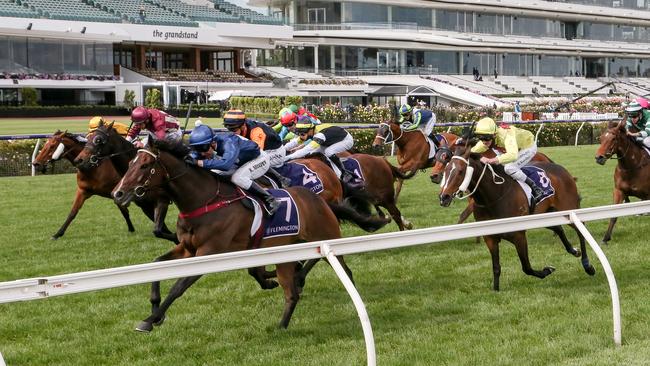 Do You Reckon wins on Oaks Day at Flemington. Picture: Getty Images