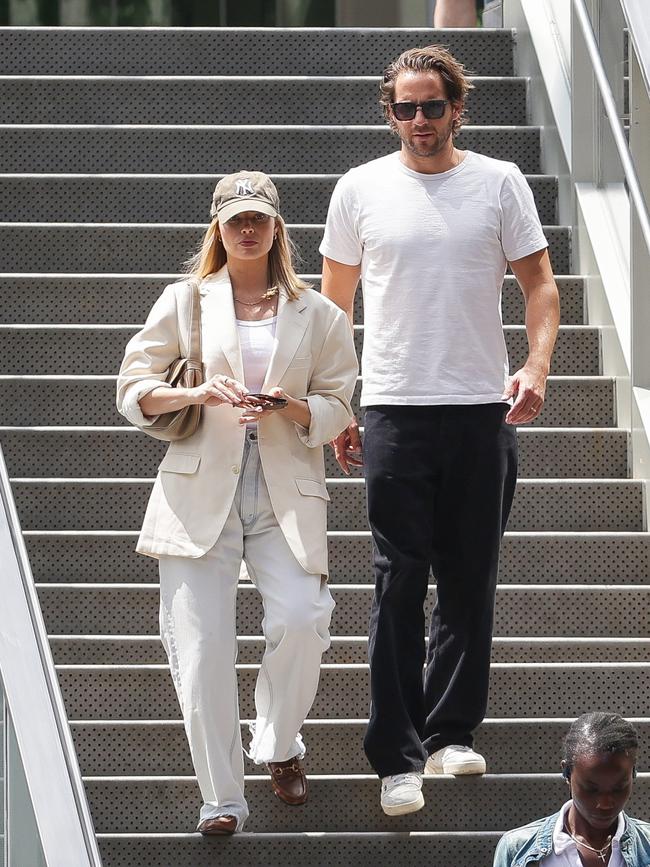 Margot and husband Tom step out in early May... Picture: TheImageDirect.com