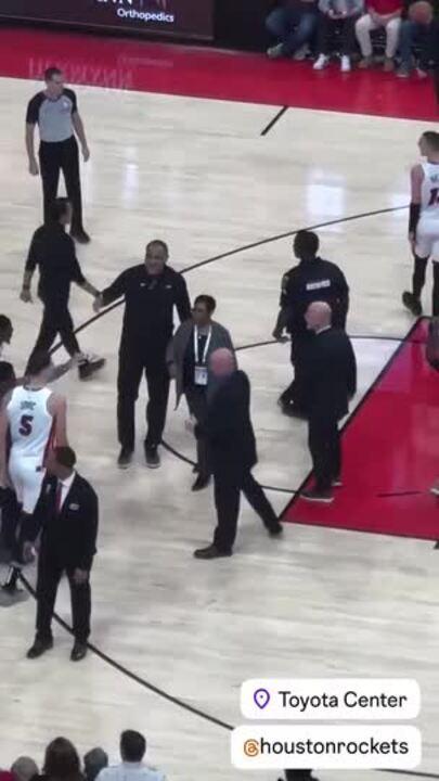 Heat and Rockets Players Separated During Brawl in Houston