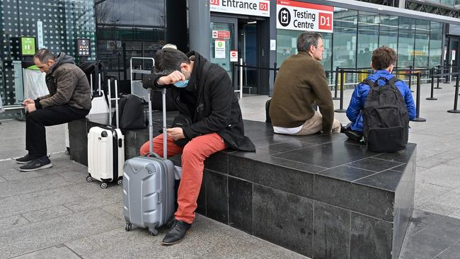 Travellers are feeling the pain of Heathrow Airport’s directive to airlines to reduce passenger numbers by as much as 20 per cent. Picture: Justin Tallis/AFP