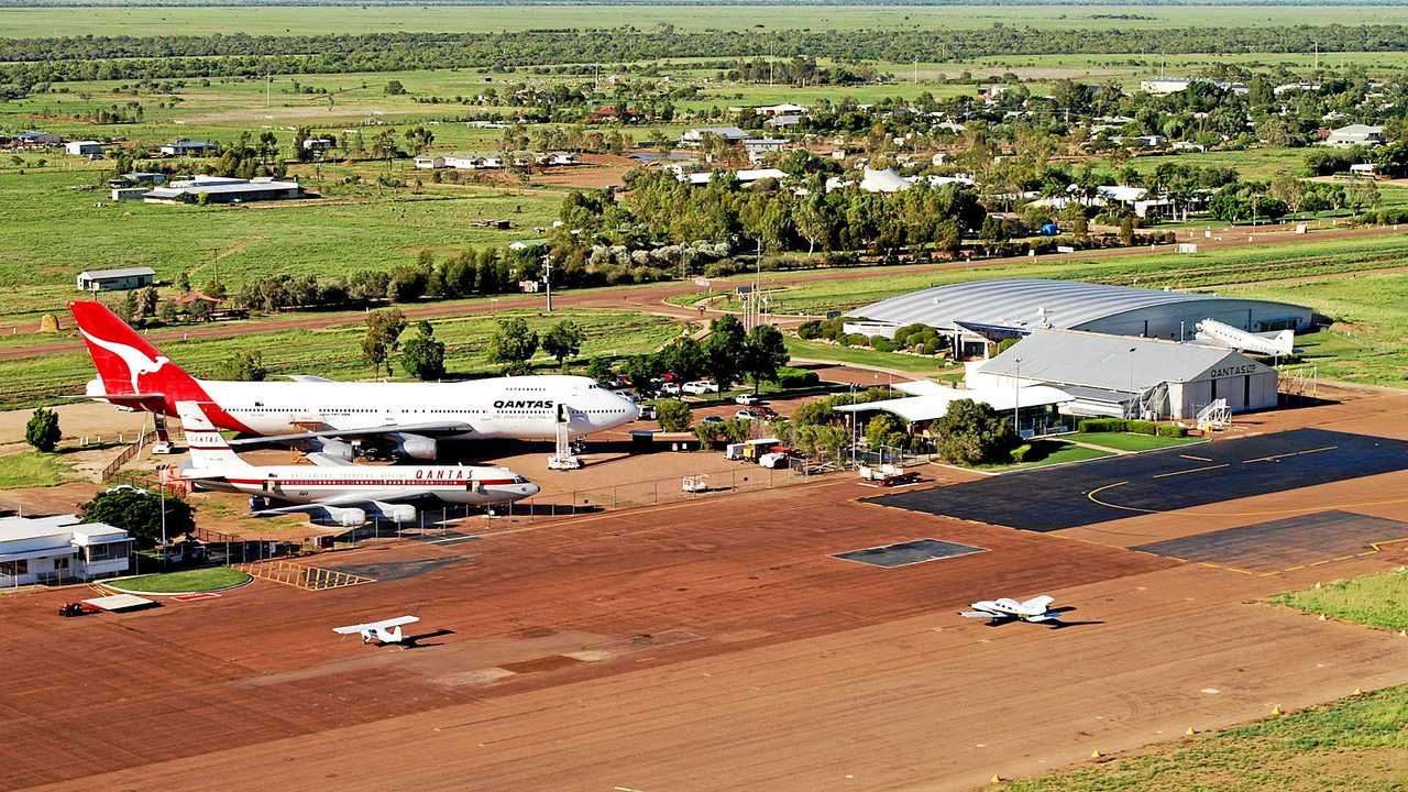 Aerial view of the on the Qantas Founders Museum at Longreach. Picture: Contributed