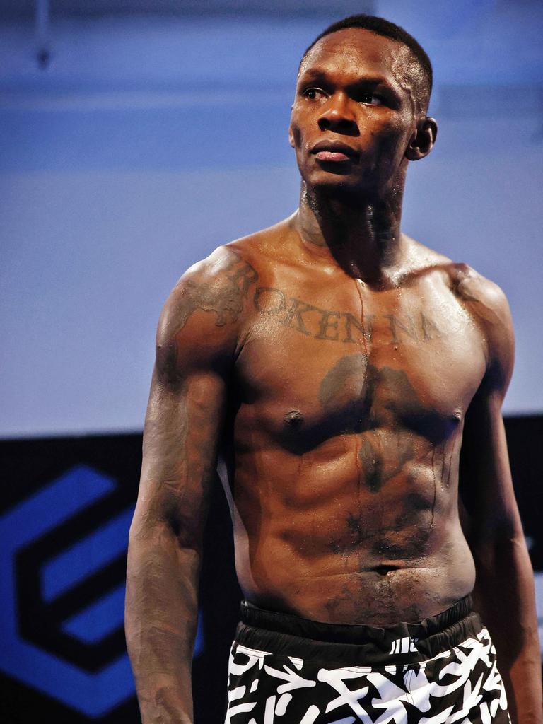 Former Middleweight king Israel Adesanya. Picture: Sam Ruttyn